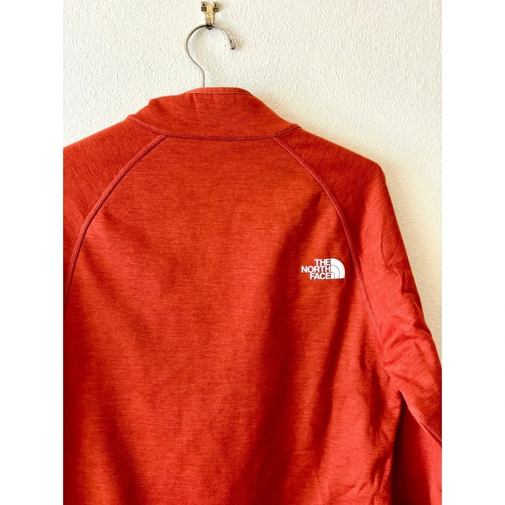 The North Face Mens Canyonlands Half-Zip Fleece Pullover Orange Size S Outfoor